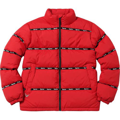 Supreme Logo Tape Puffy Jacket (FW16)