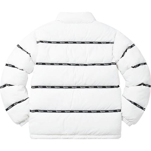 Supreme Logo Tape Puffy Jacket (FW16)