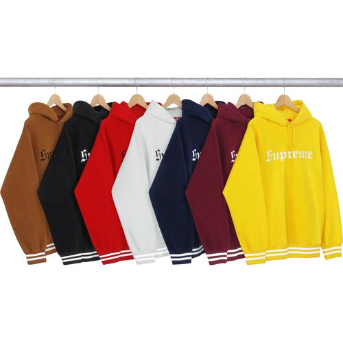Supreme Reverse Fleece Hooded Sweatshirt (FW16)