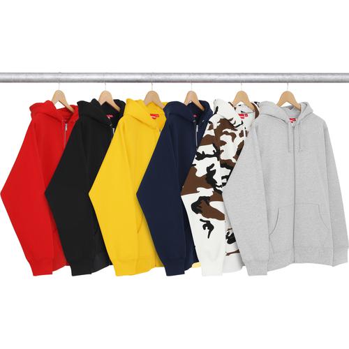 Supreme Rib Logo Zip Up Sweat (FW16)