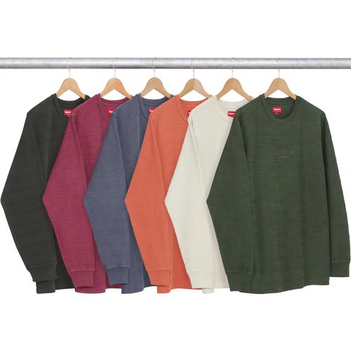 Supreme Raised Stripes L S Top (FW16)