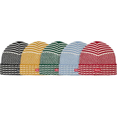 Supreme Wool Jacquard Beanie (FW17) - $36