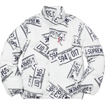Supreme License Plate Puffy Jacket (FW17)