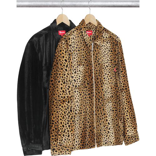 Supreme Cheetah Pile Zip Up Shirt (FW17)