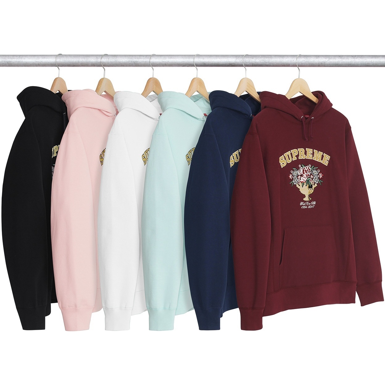 Supreme Centerpiece Hooded Sweatshirt (FW17) - $158