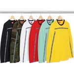 Supreme Tape Stripe L S Pique Top (FW17)