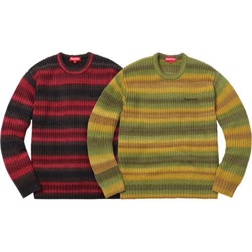 Supreme Ombre Stripe Sweater (FW17) - $148