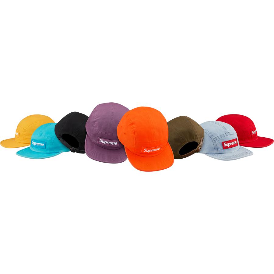 Supreme Washed Chino Twill Camp Cap (FW18) - $54
