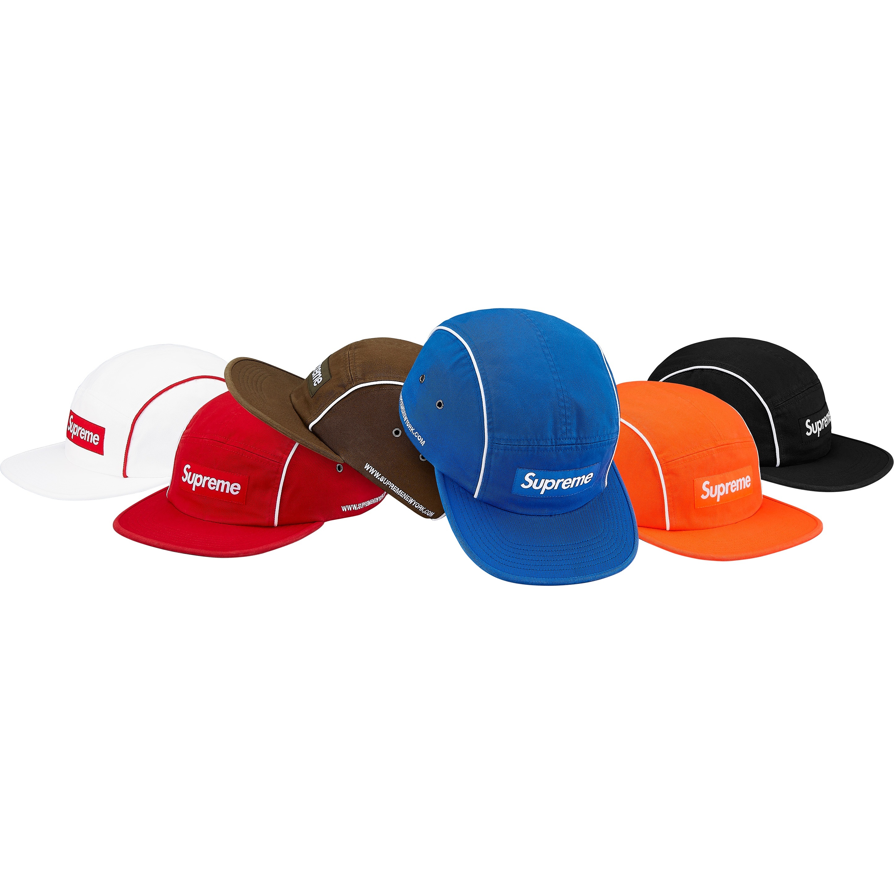 Supreme Piping Camp Cap (FW18) - $48