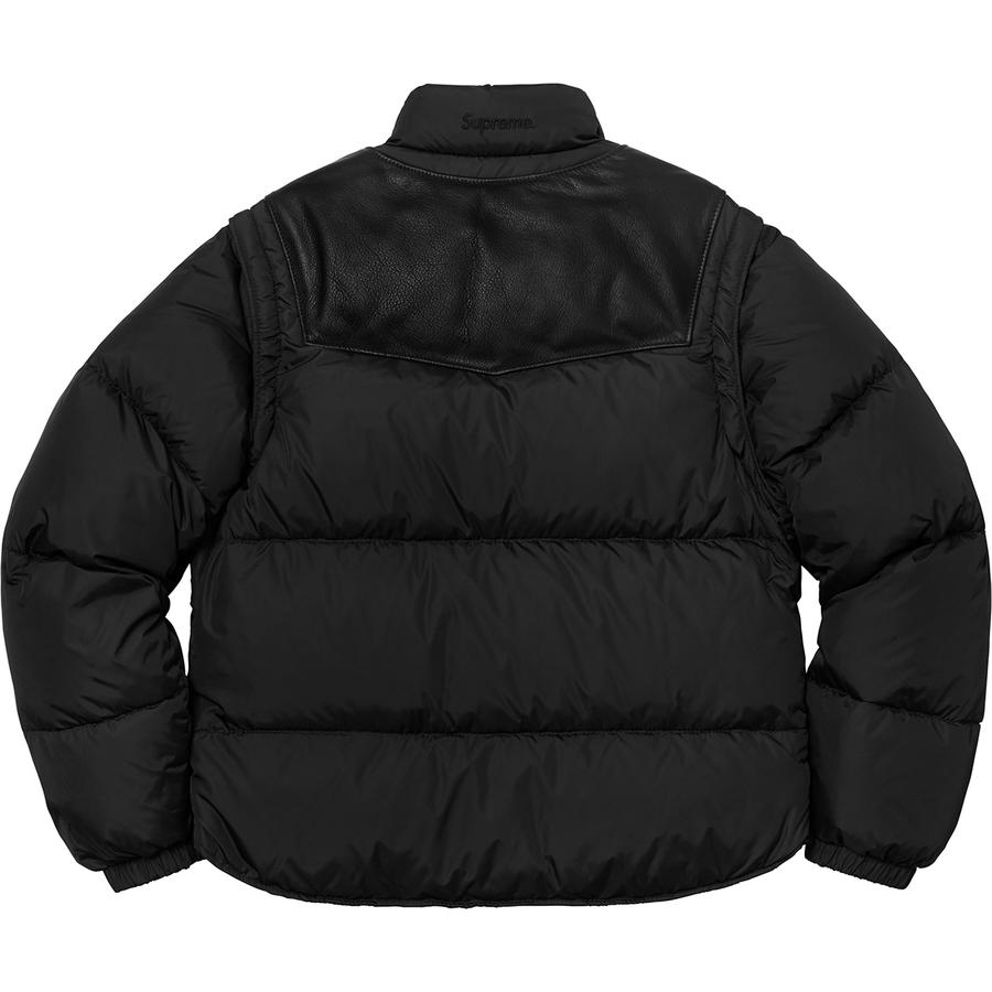 Supreme Supreme Schott Down Leather Vest Puffy Jacket (FW18) - $628