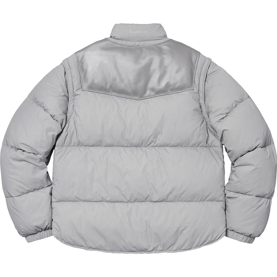 Supreme Supreme Schott Down Leather Vest Puffy Jacket (FW18) - $628