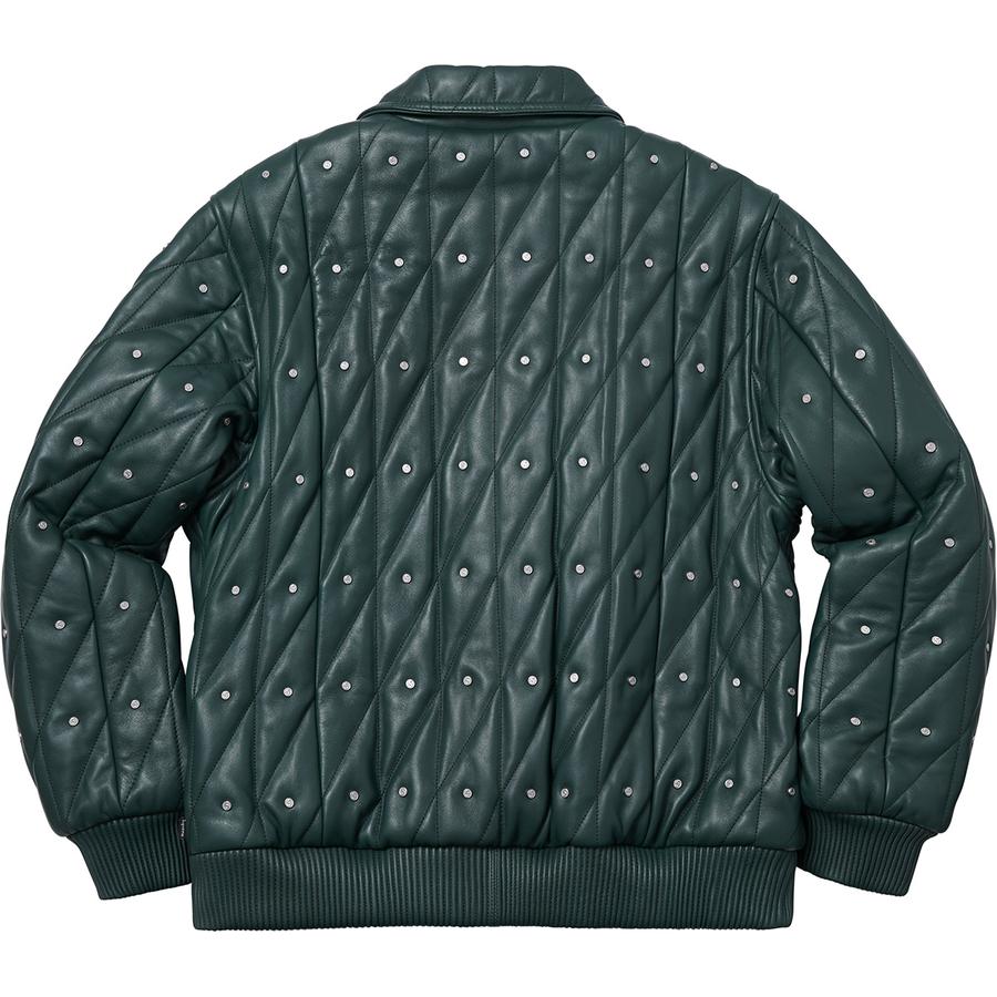 Supreme Quilted Studded Leather Jacket (FW18) - $698