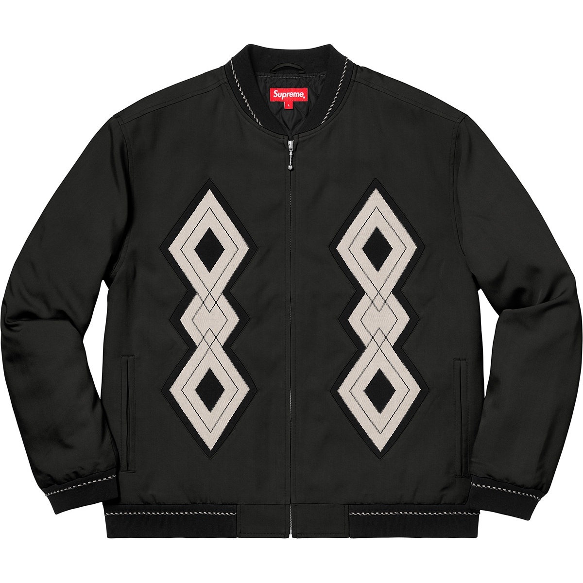 Supreme Diamond Rayon Bomber (FW18) - $188