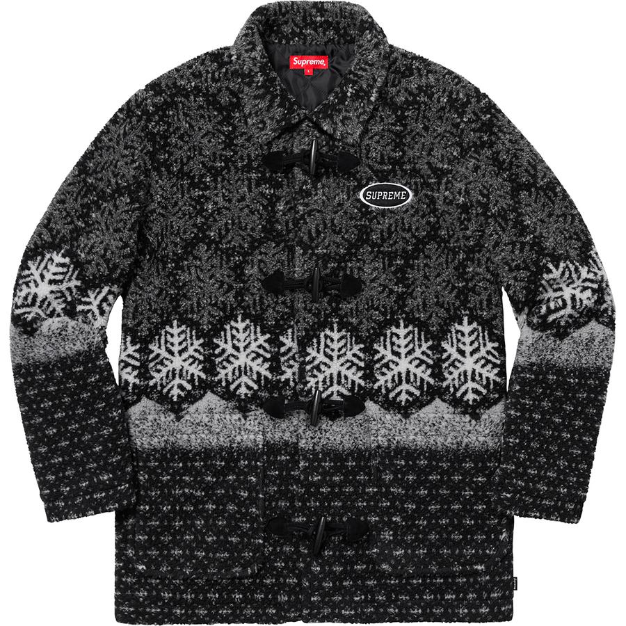 Supreme Snowflake Toggle Fleece Jacket (FW18) - $238