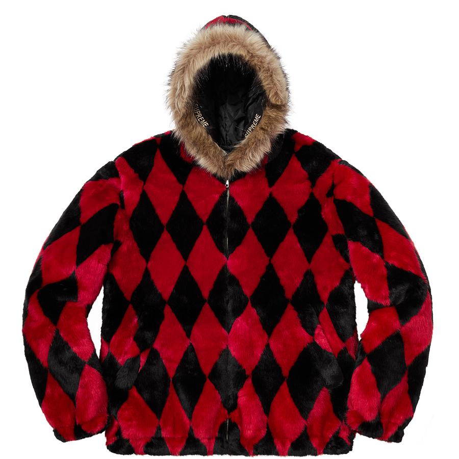 Supreme Diamond Faux Fur Jacket (FW18) - $398
