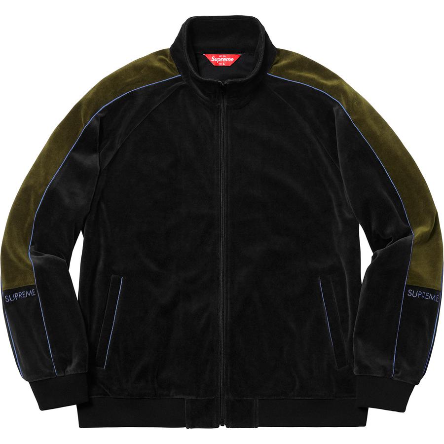 Supreme Velour Track Jacket (FW18) - $148