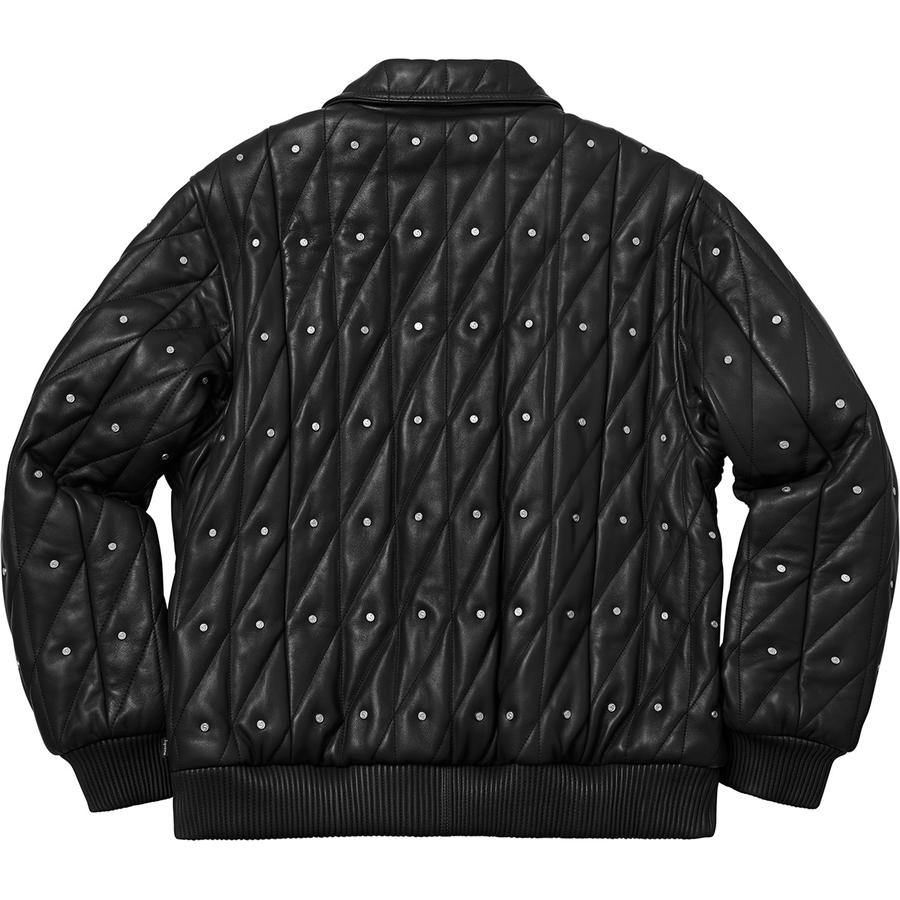 Supreme Quilted Studded Leather Jacket (FW18) - $698