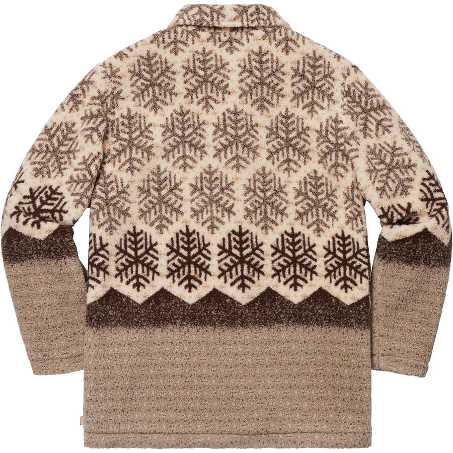 Supreme Snowflake Toggle Fleece Jacket (FW18) - $238