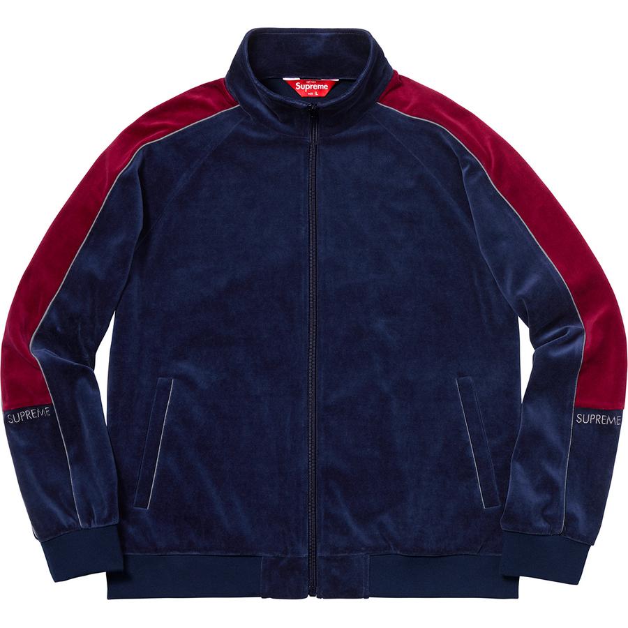 Supreme Velour Track Jacket (FW18) - $148