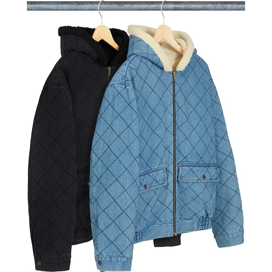 Supreme Quilted Denim Pilot Jacket (FW18) - $198
