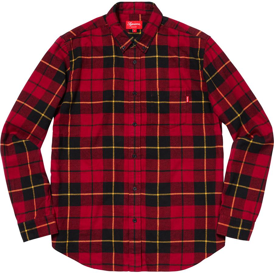 Supreme Tartan L S Flannel Shirt (FW18) - $128