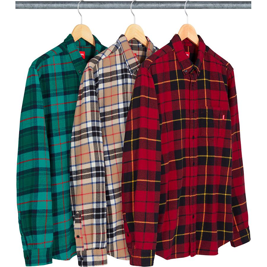 Supreme Tartan L S Flannel Shirt (FW18) - $128