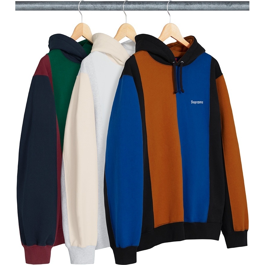 Supreme Tricolor Hooded Sweatshirt (FW18) - $158