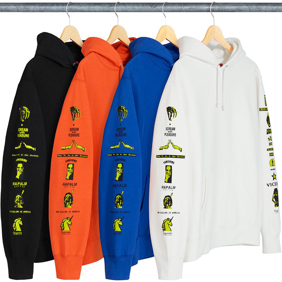 Supreme Menace Hooded Sweatshirt (FW18) - $148