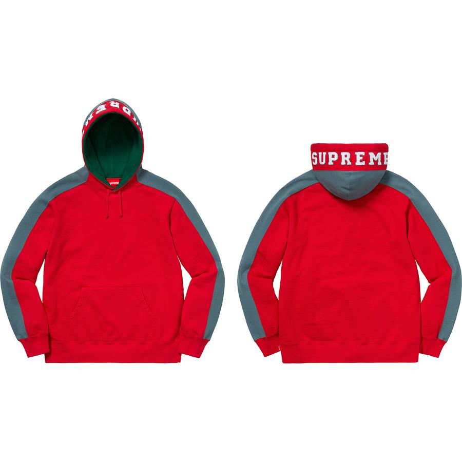 Supreme Paneled Hooded Sweatshirt (FW18) - $158