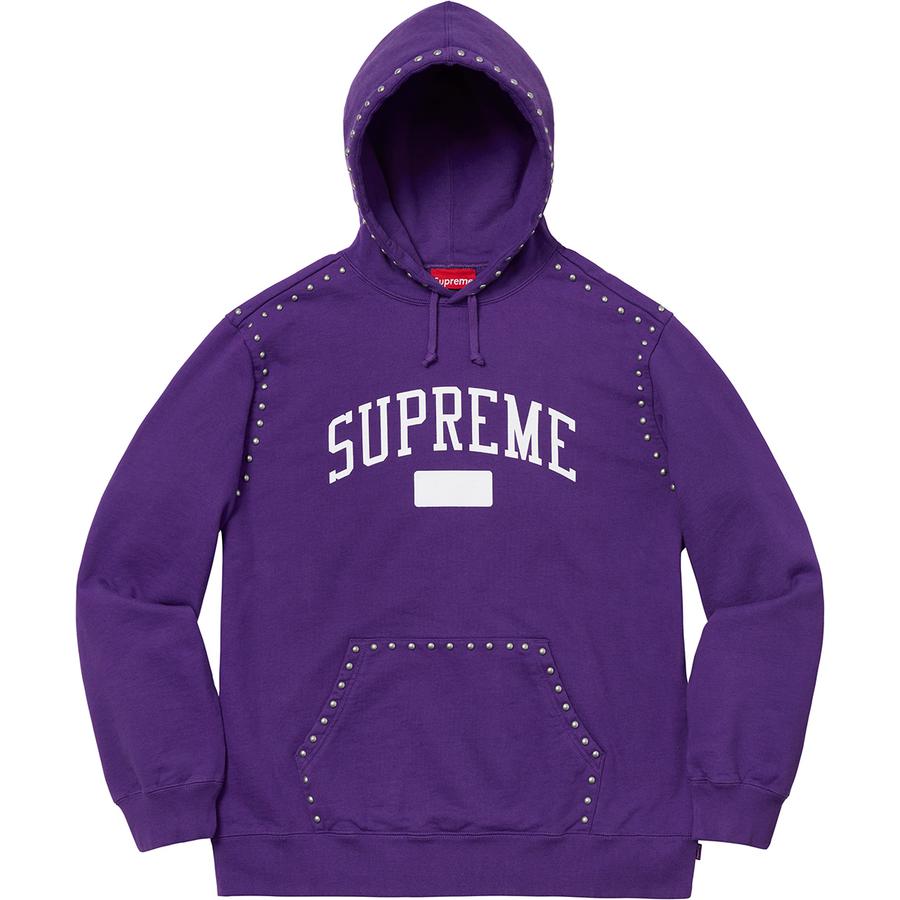 Supreme Studded Hooded Sweatshirt (FW18) - $178
