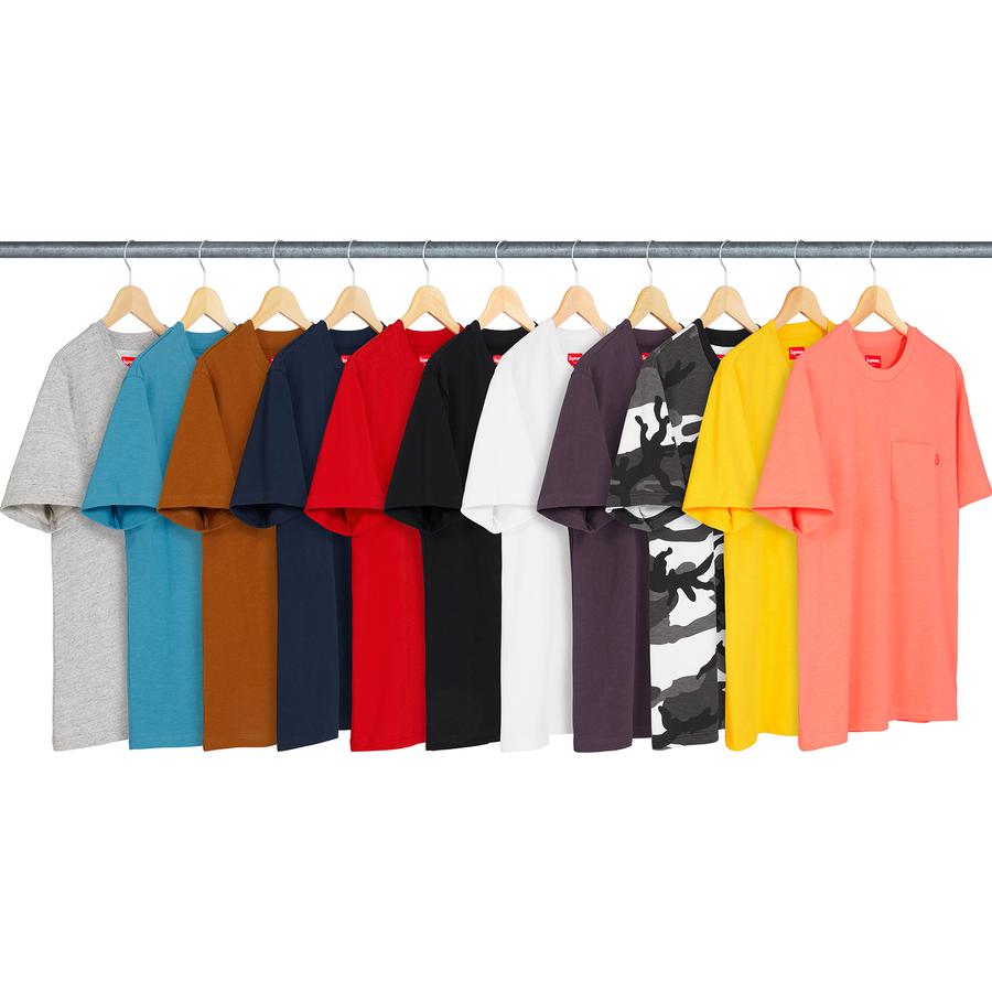 Supreme S S Pocket Tee (FW18) - $62