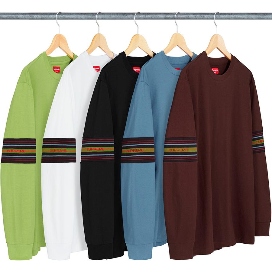 Supreme Knit Panel Stripe L S Top (FW18) - $98