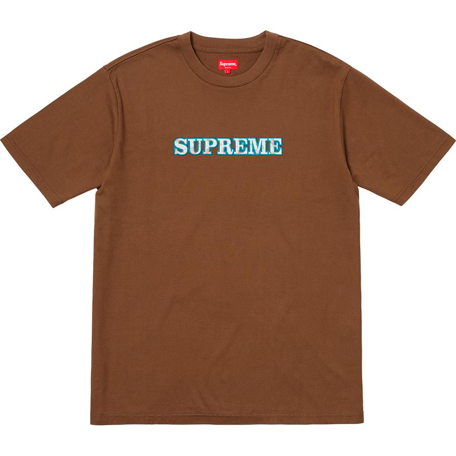 Supreme Floral Logo Tee (FW18) - $78