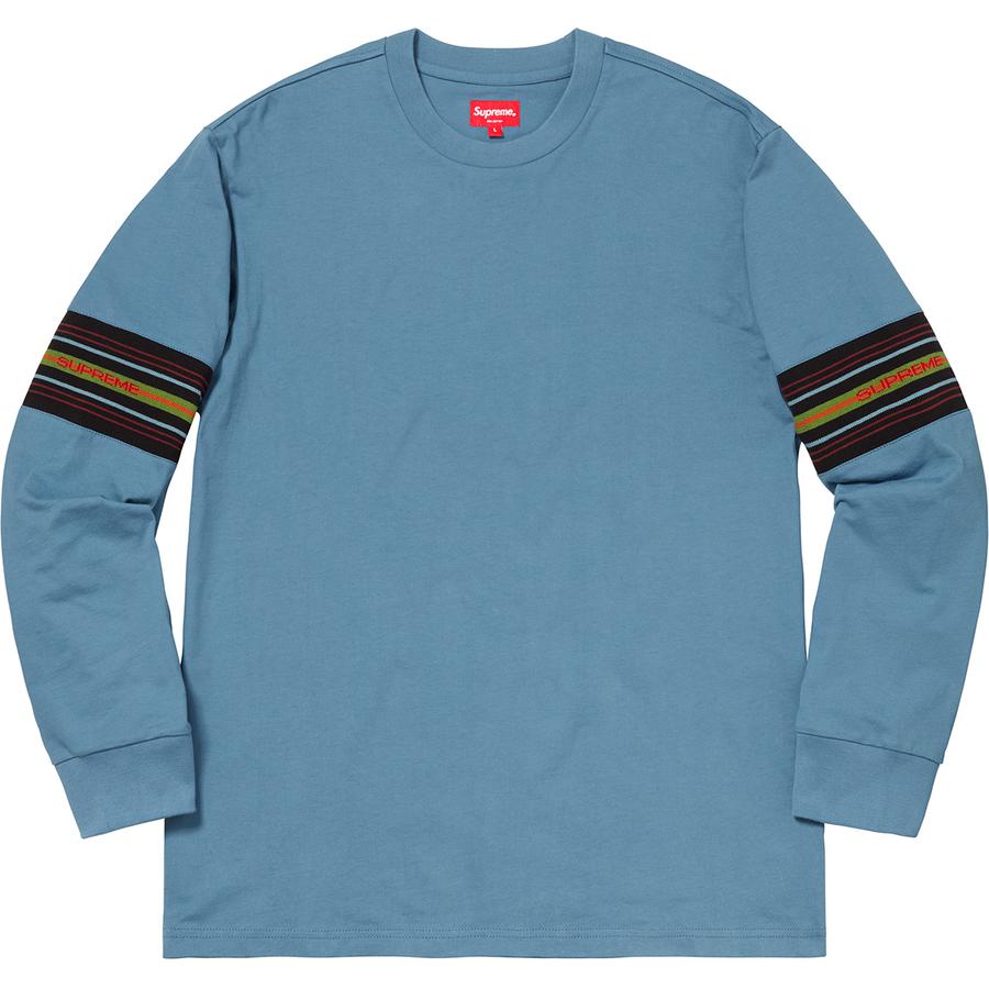 Supreme Knit Panel Stripe L S Top (FW18) - $98