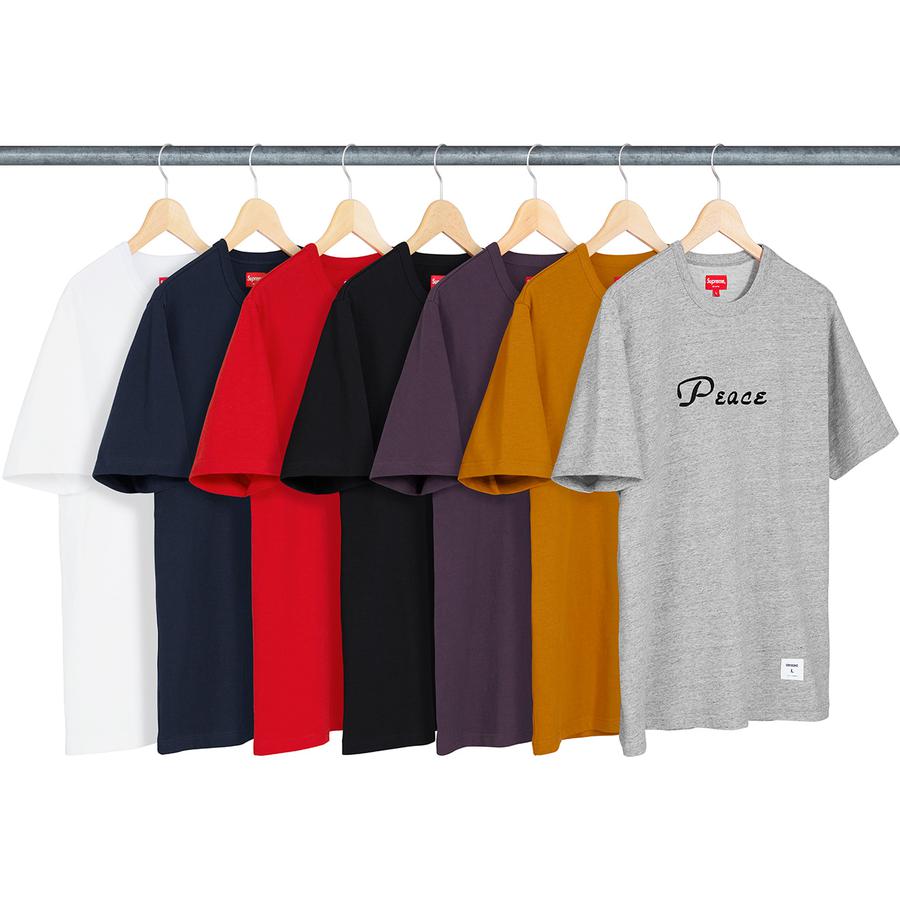 Supreme Peace S S Top (FW18) - $78