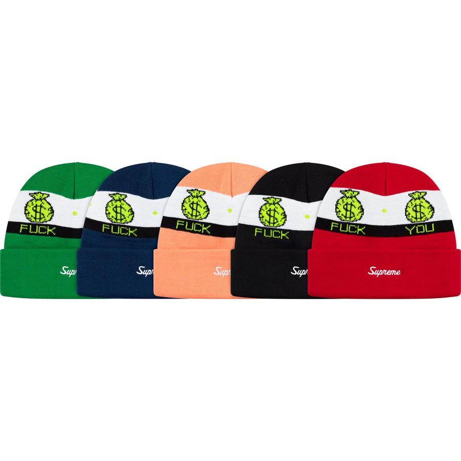 Supreme Pay Me Beanie (FW19) - $34