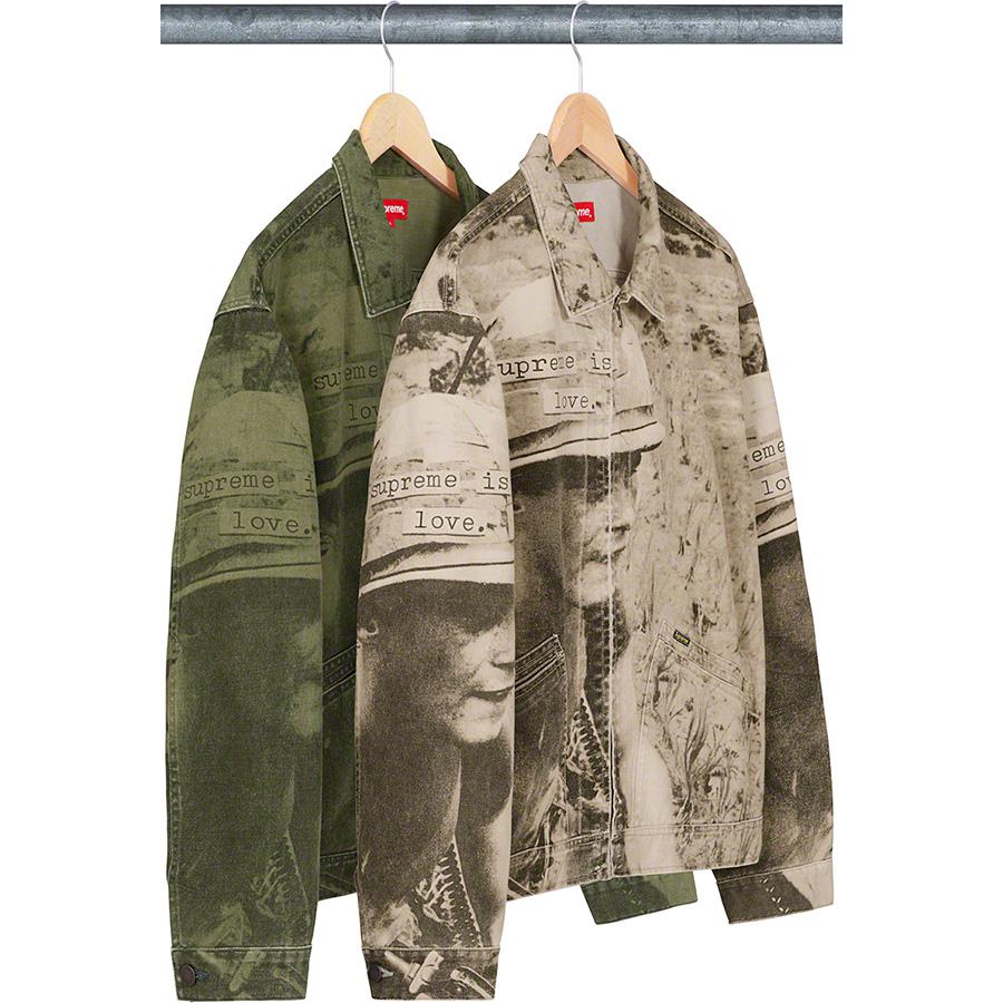 Supreme Supreme Is Love Denim Work Jacket releasing on Week 1 for fall winter 2019