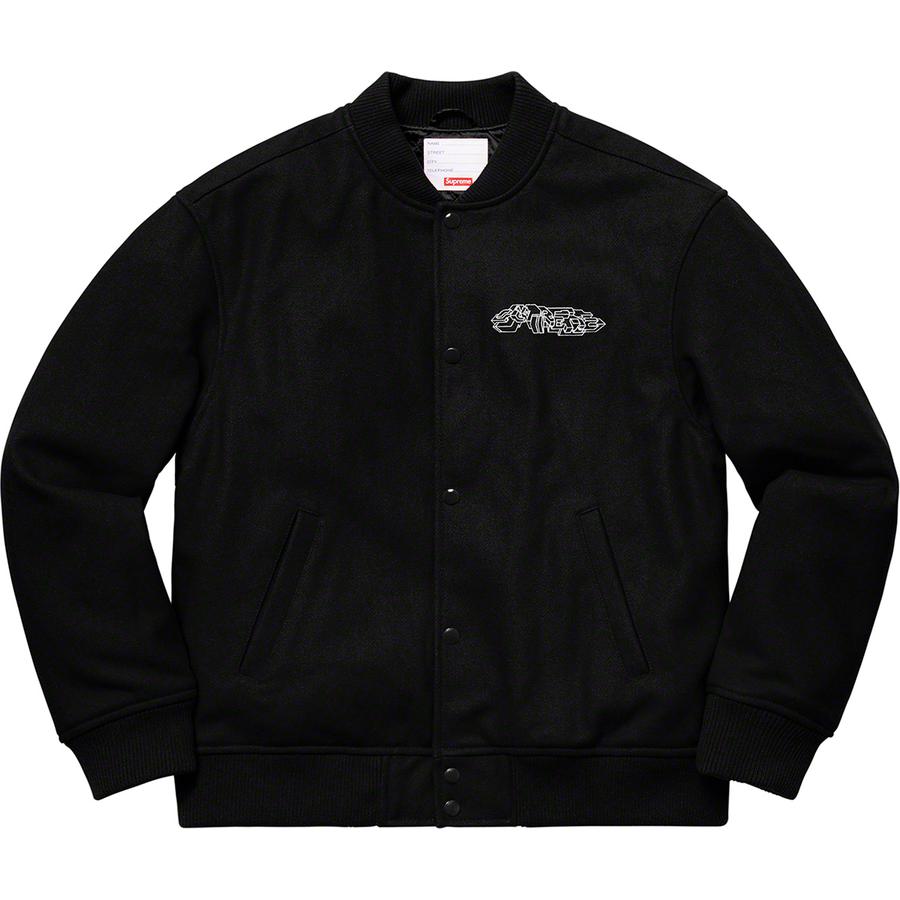 Supreme Delta Logo Varsity Jacket (FW19) - $338