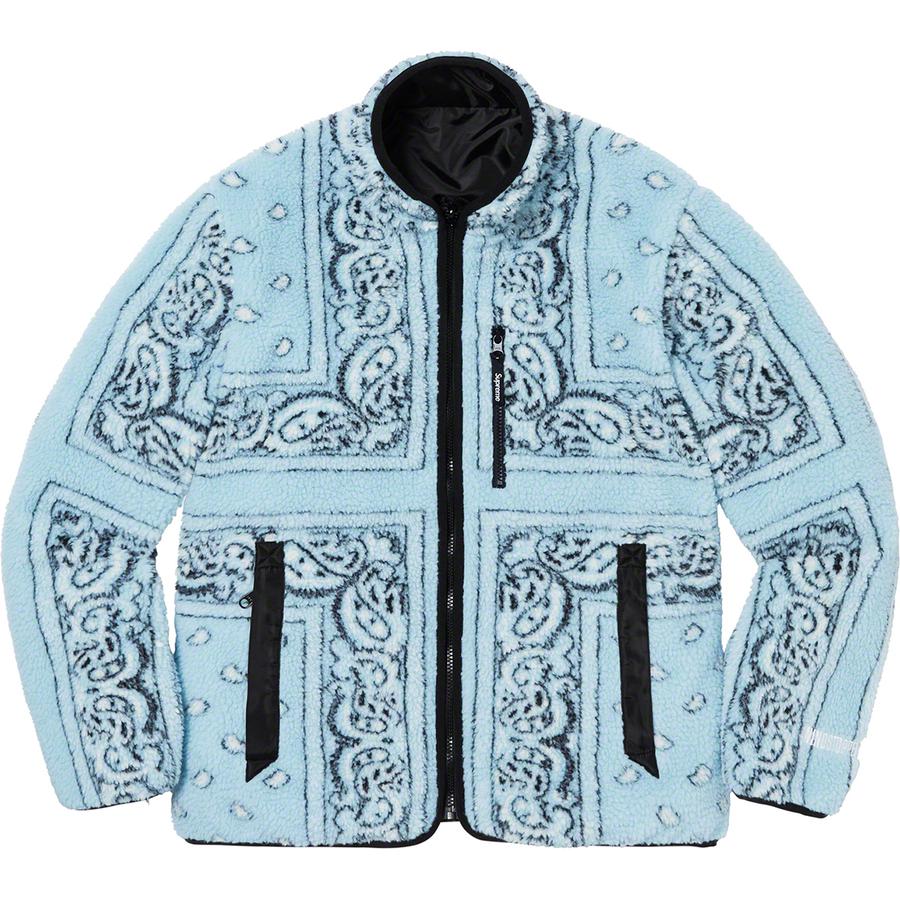 Supreme Reversible Bandana Fleece Jacket (FW19) - $228