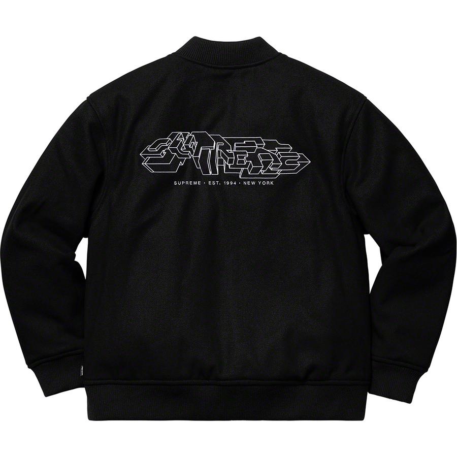Supreme Delta Logo Varsity Jacket (FW19) - $338