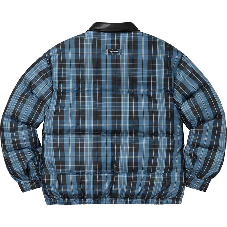 Supreme Leather Collar Puffy Jacket (FW19) - $268