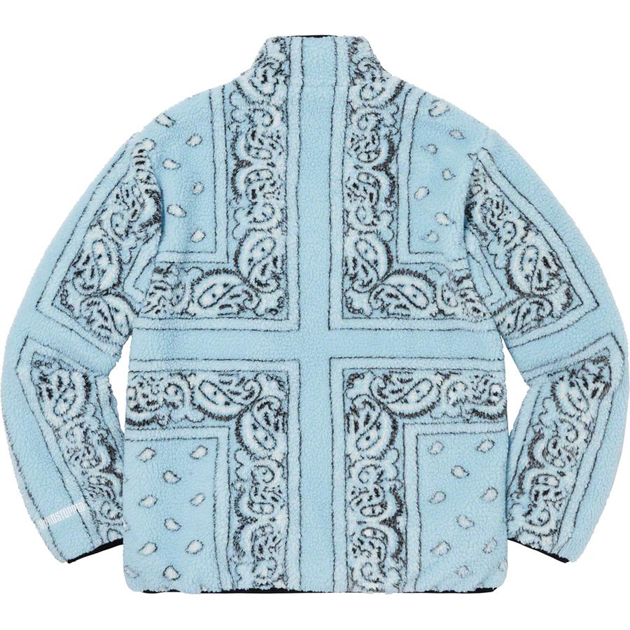 Supreme Reversible Bandana Fleece Jacket (FW19) - $228