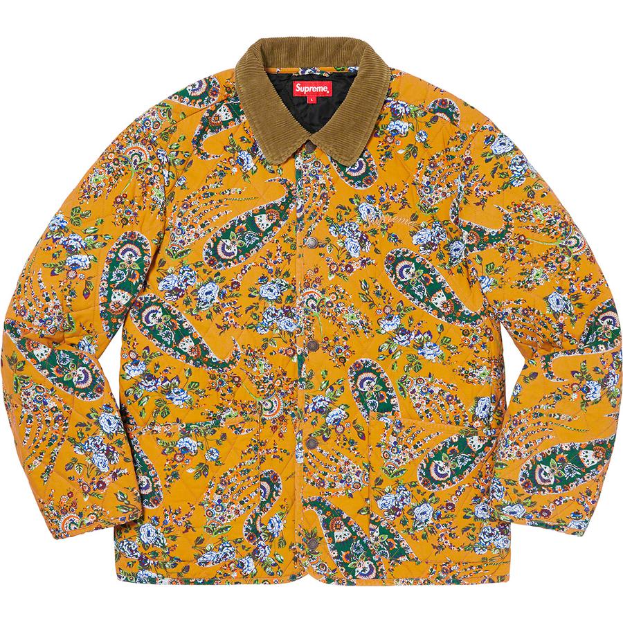 Supreme Quilted Paisley Jacket (FW19) - $188