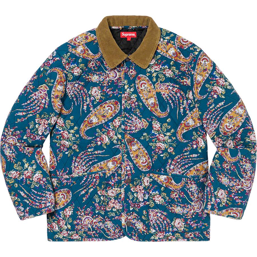 Supreme Quilted Paisley Jacket (FW19) - $188