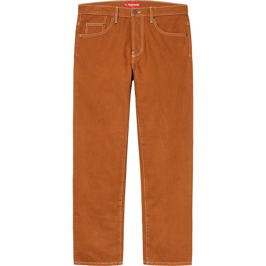 Supreme Washed Regular Jean (FW19) - $148