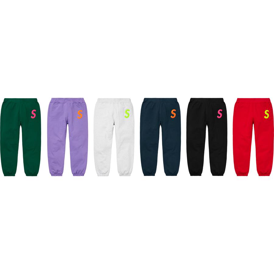 Supreme S Logo Sweatpant (FW19) - $158