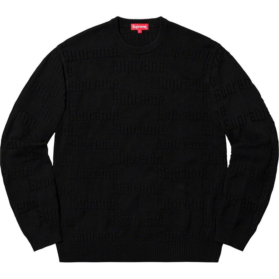 Supreme Raised Logo Sweater (FW19) - $138