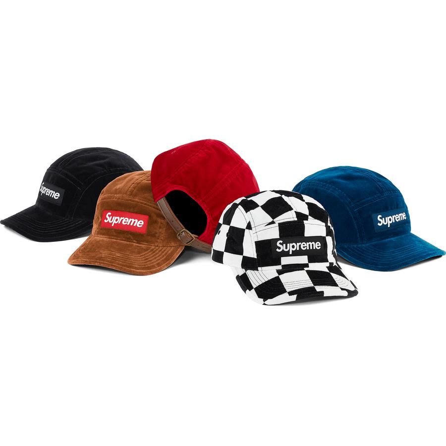 Supreme Velvet Camp Cap (FW20) - $54