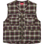 Supreme Tartan Flannel Cargo Vest (FW20)