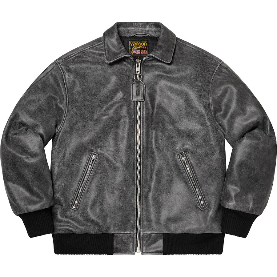 Supreme Supreme Vanson Leathers Worn Leather Jacket (FW20) - $798